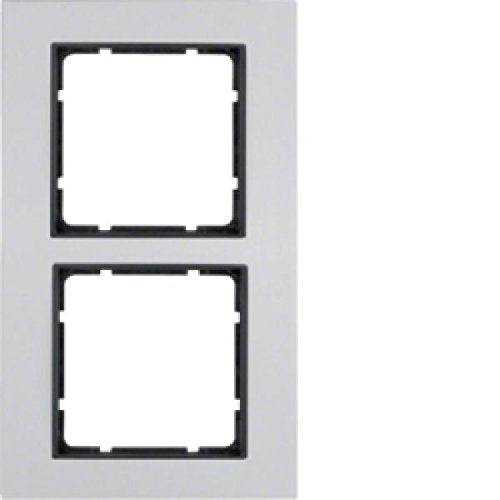 Berker 10126904 Rahmen 2fach B.7 Alu/anthrazit Mesch Shop Berker 10126904 Rahmen 2fach B.7 Alu/anthrazit Mesch Shop